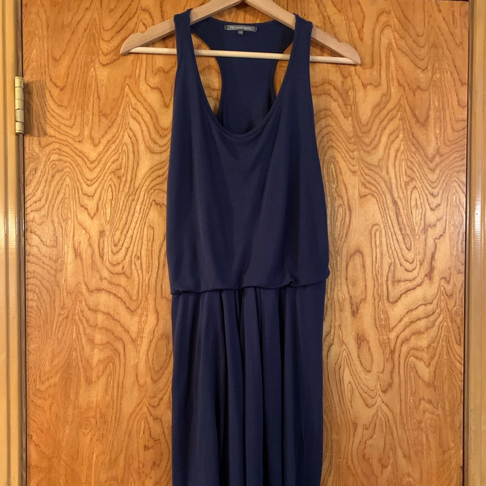 Michael Stars Navy High Low Knit Dress
